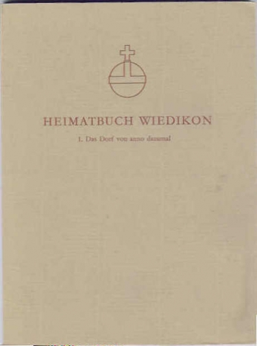 <p>Heimatbuch Wiedikon  I. Band , Das Dorf von anno dazumal , 1968  , Die Häuser 1-30 in Bild und Geschichte  , Buch Top Zustand</p>